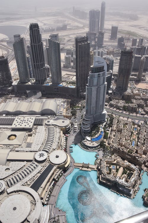 Aerial View of City Buildings