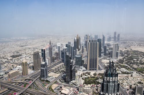 Aerial View of City Buildings