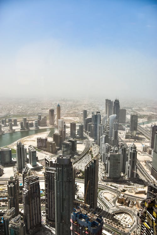 Aerial View of City Buildings