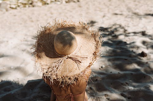 Immagine gratuita di cappelliera, cappello da sole, estate