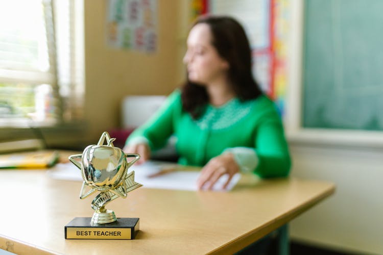 Beast Teacher Prize On Desk