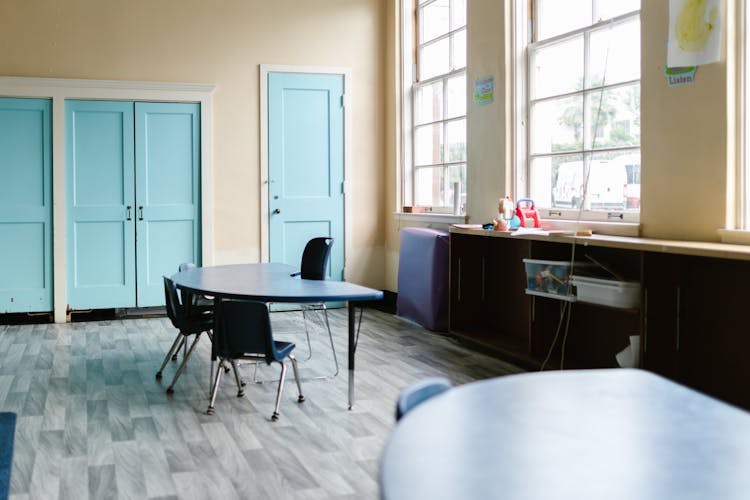 Interior Of A Classroom 