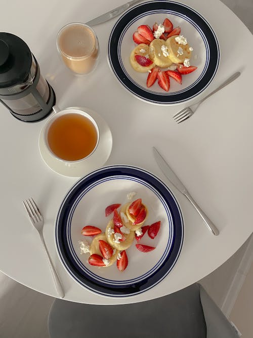 Foto stok gratis buah-buahan, hidangan, makan pagi