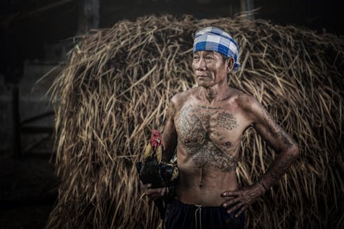 Kostenloses Stock Foto zu alt, asiatischer mann, festhalten