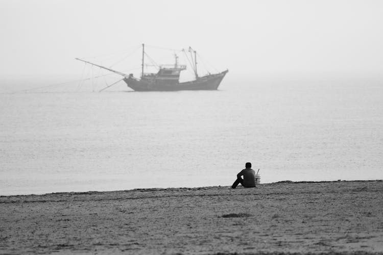 Trawler In Sea