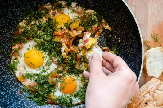 Egg Layer with Bacon