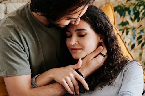 Free A Couple Romantic Moments Together Stock Photo