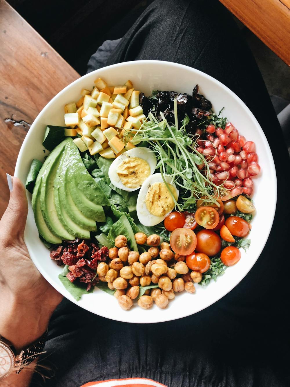 Pomegranate and Avocado Salad