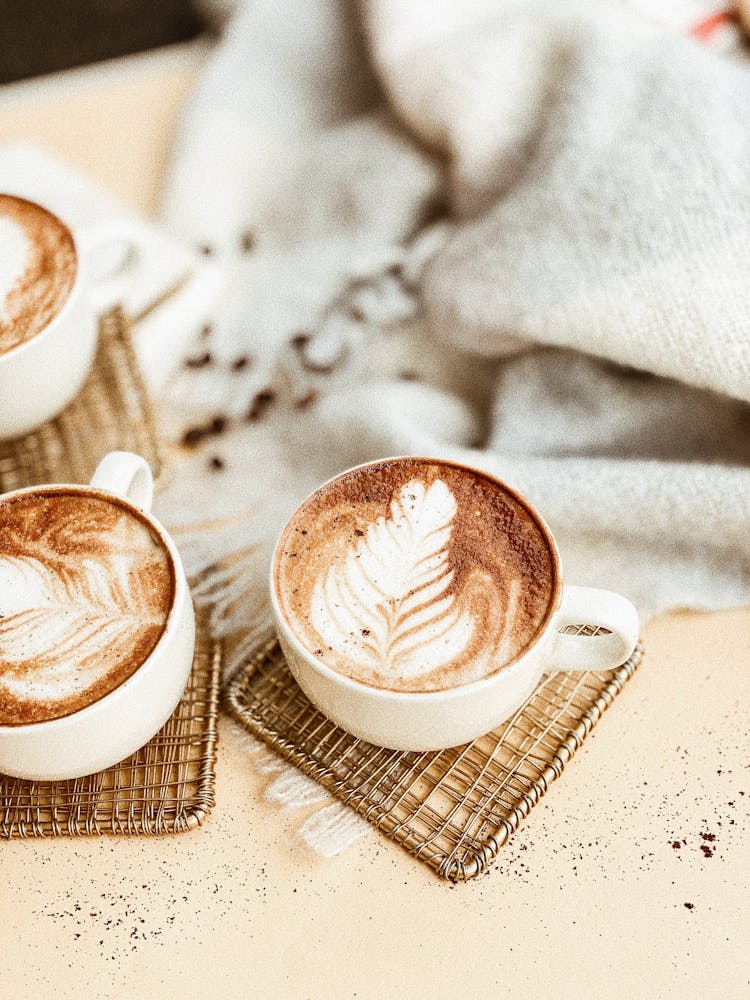 Coffee Art On Cups