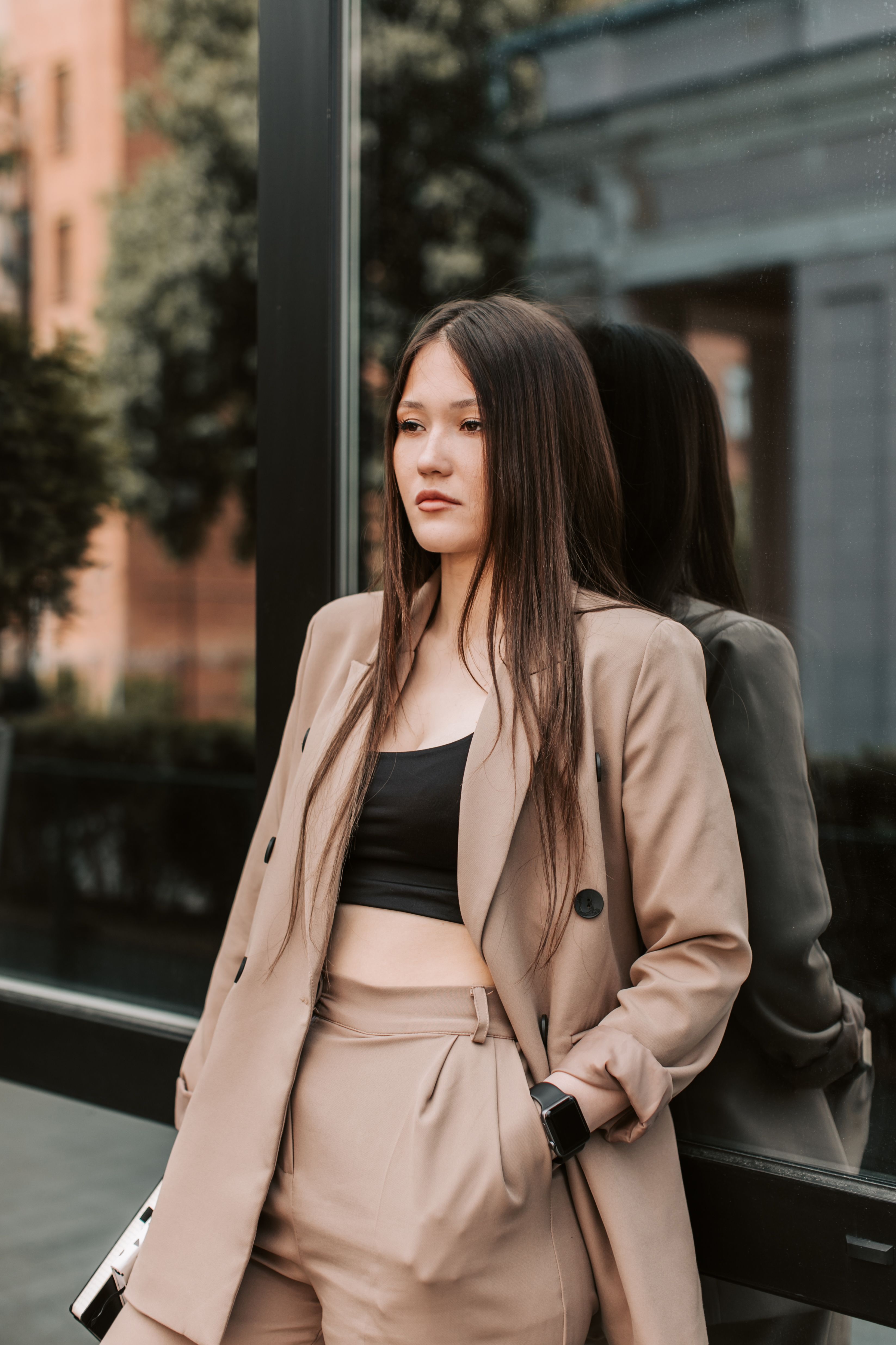Ensemble beige
