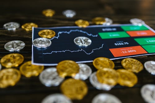 Безкоштовне стокове фото на тему «Bitcoin, forex, акції»