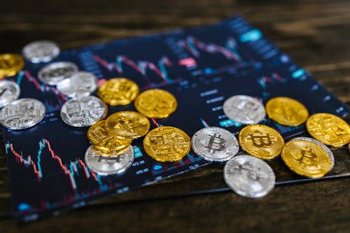 Základová fotografie zdarma na téma bitcoins, blockchain, bohatství