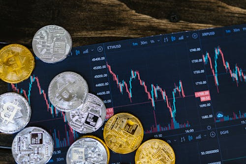 Ingyenes stockfotó Arany, befektetés, Bitcoin témában