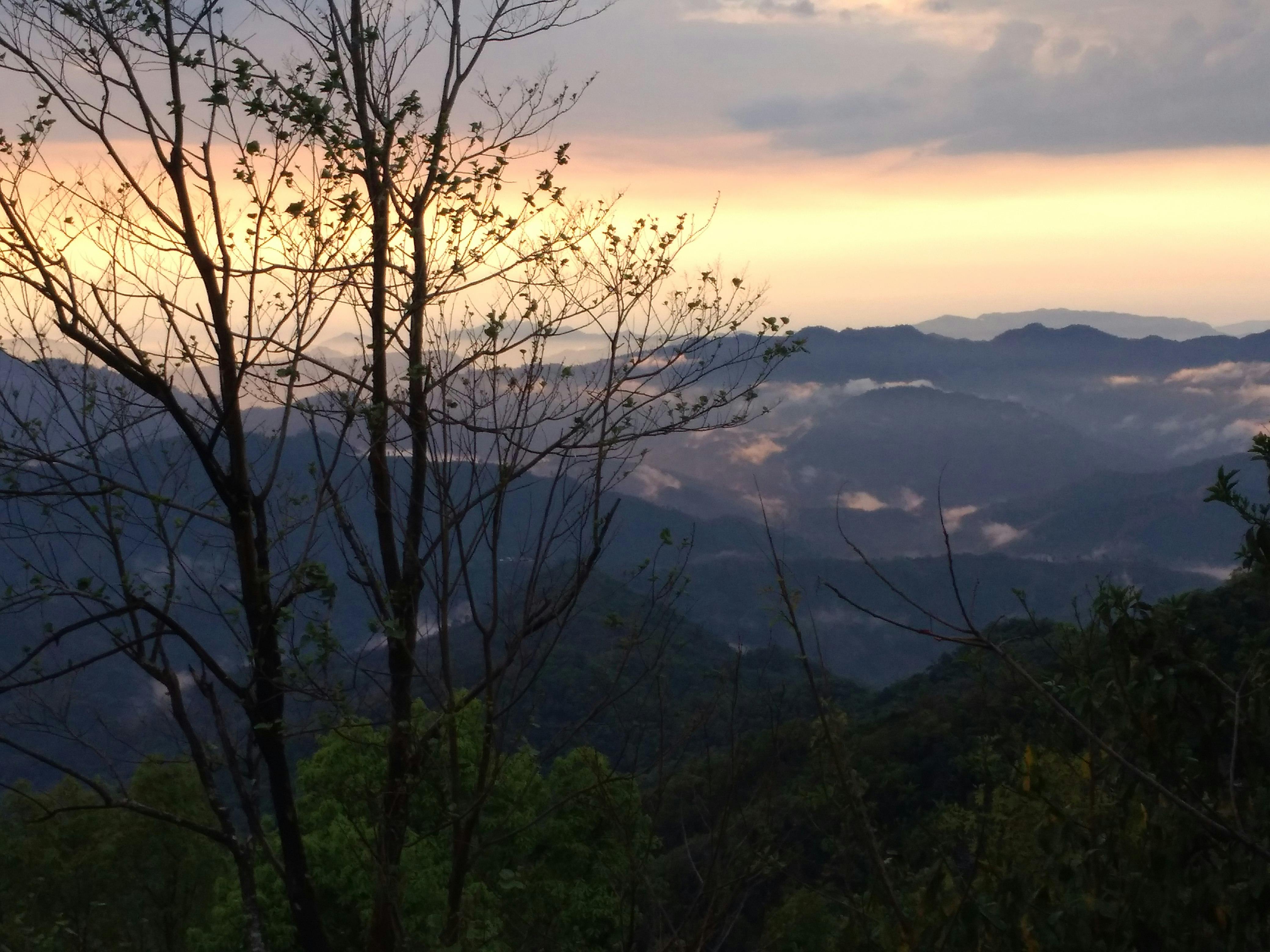 Smartphone on a bed displaying a night sky wallpaper