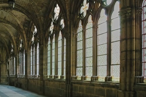 Windows in Church Cloister