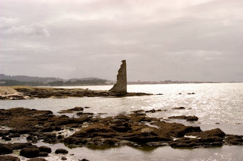 Ancient Ruins on Coastal Rocks