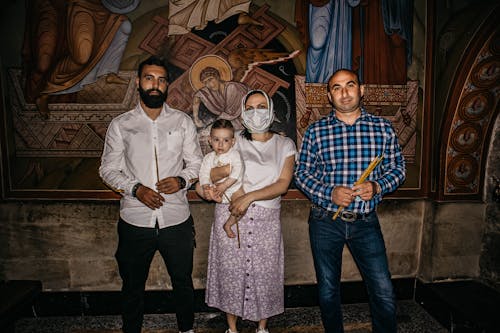 grátis Foto profissional grátis de bandana, batismo, bebê Foto profissional