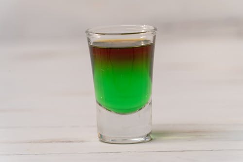 Multi Colored Alcoholic Drink