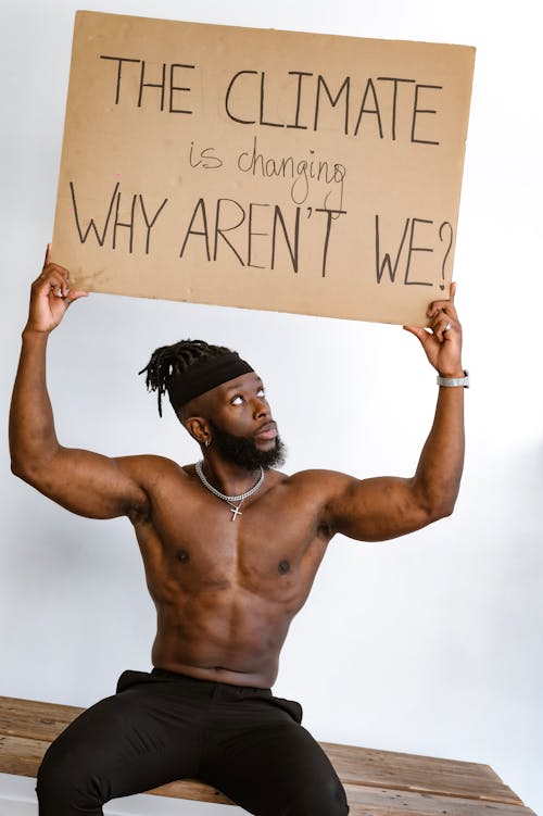 Foto d'estoc gratuïta de afroamericà, cartell, home