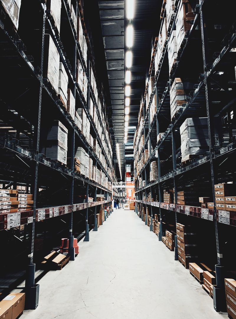 Ashva Global warehouse aisle