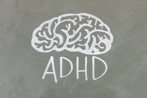 Free ADHD Text Stock Photo