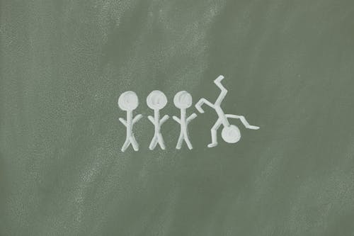 Free An Illustration of Stick People  Stock Photo