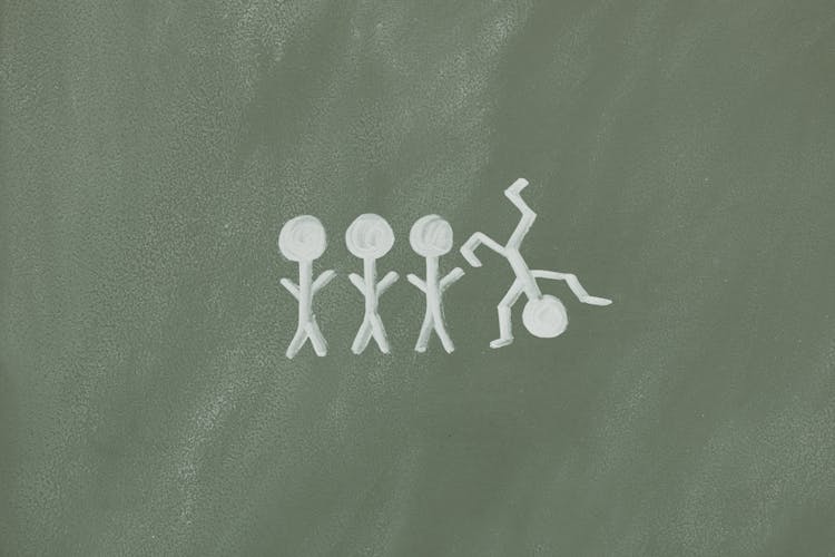 An Illustration Of Stick People 