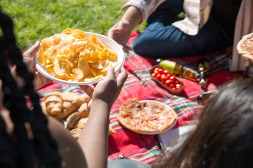 Immagine gratuita di alimenti, avvicinamento, chip