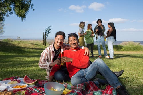 Immagine gratuita di alimenti, amici, campo d'erba