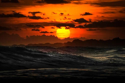 Free stock photo of beach, golden hour, landscape