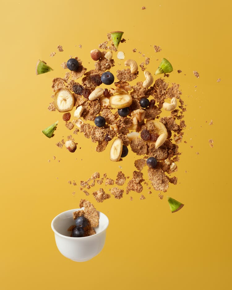 Cereal With Fruits And Nuts