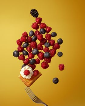 Mixed Berry Mixed Berry Flavored Waffles