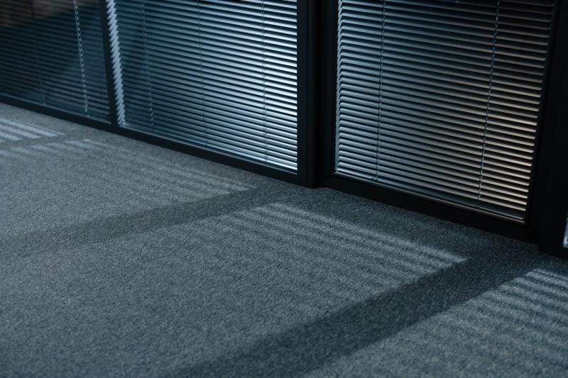 Carpet installation project showcasing professional flooring work