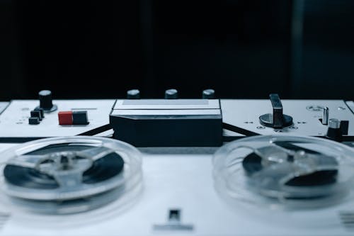 Vintage Audio Recorder in a Studio