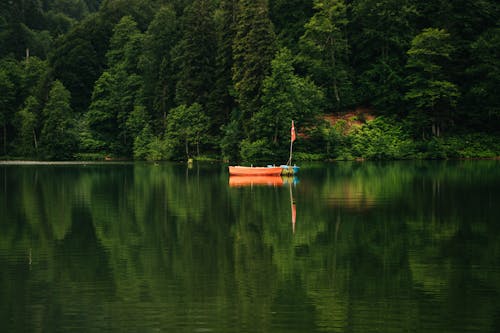 Boats on a Lake