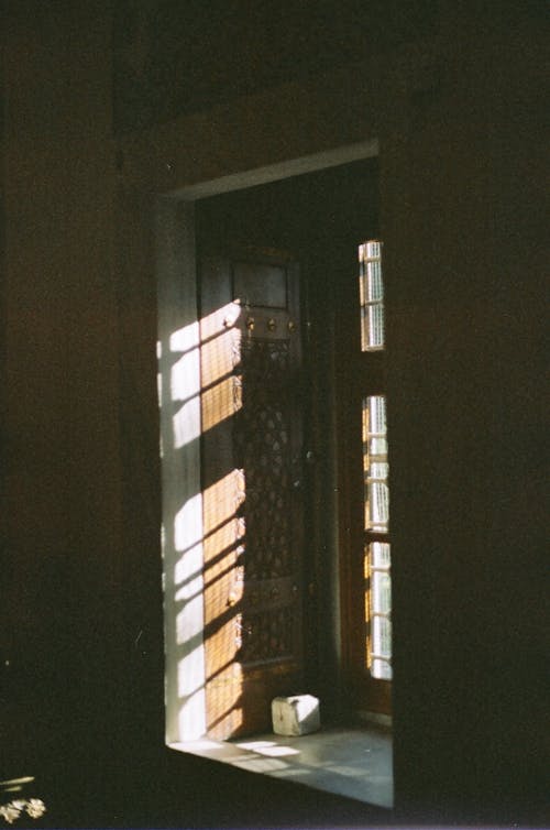 Abstract Image of Sunshine Entering Dark Room through a Window