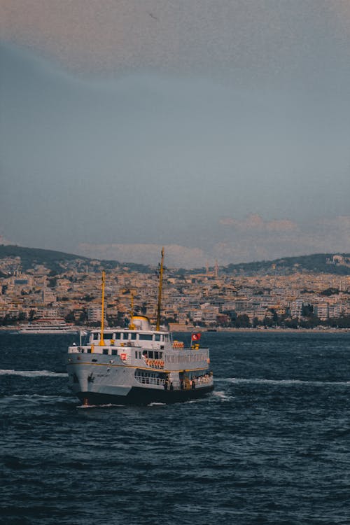 A Ferry Boat at Sea