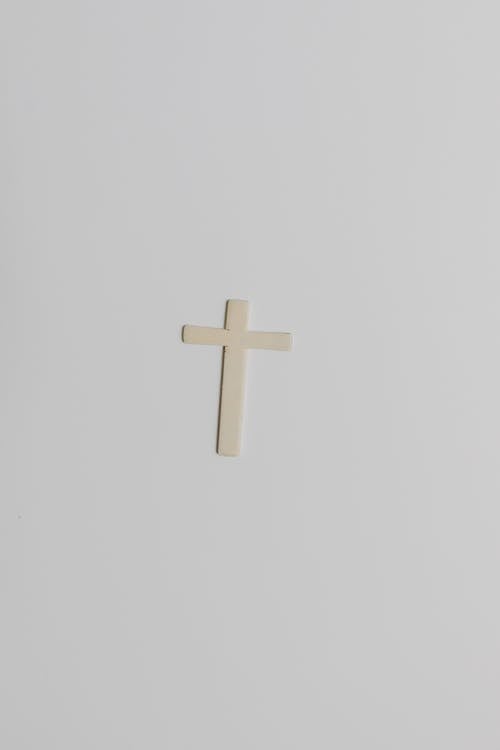Free Cross on White Surface Stock Photo