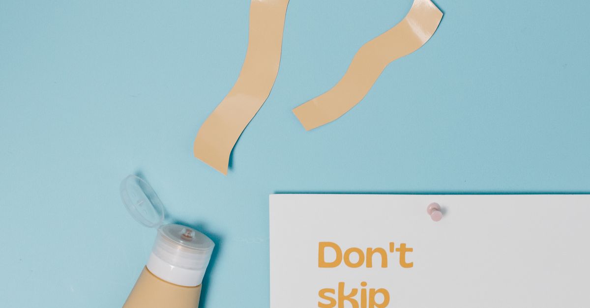 Sunscreen Paper Paper with a Text Saying