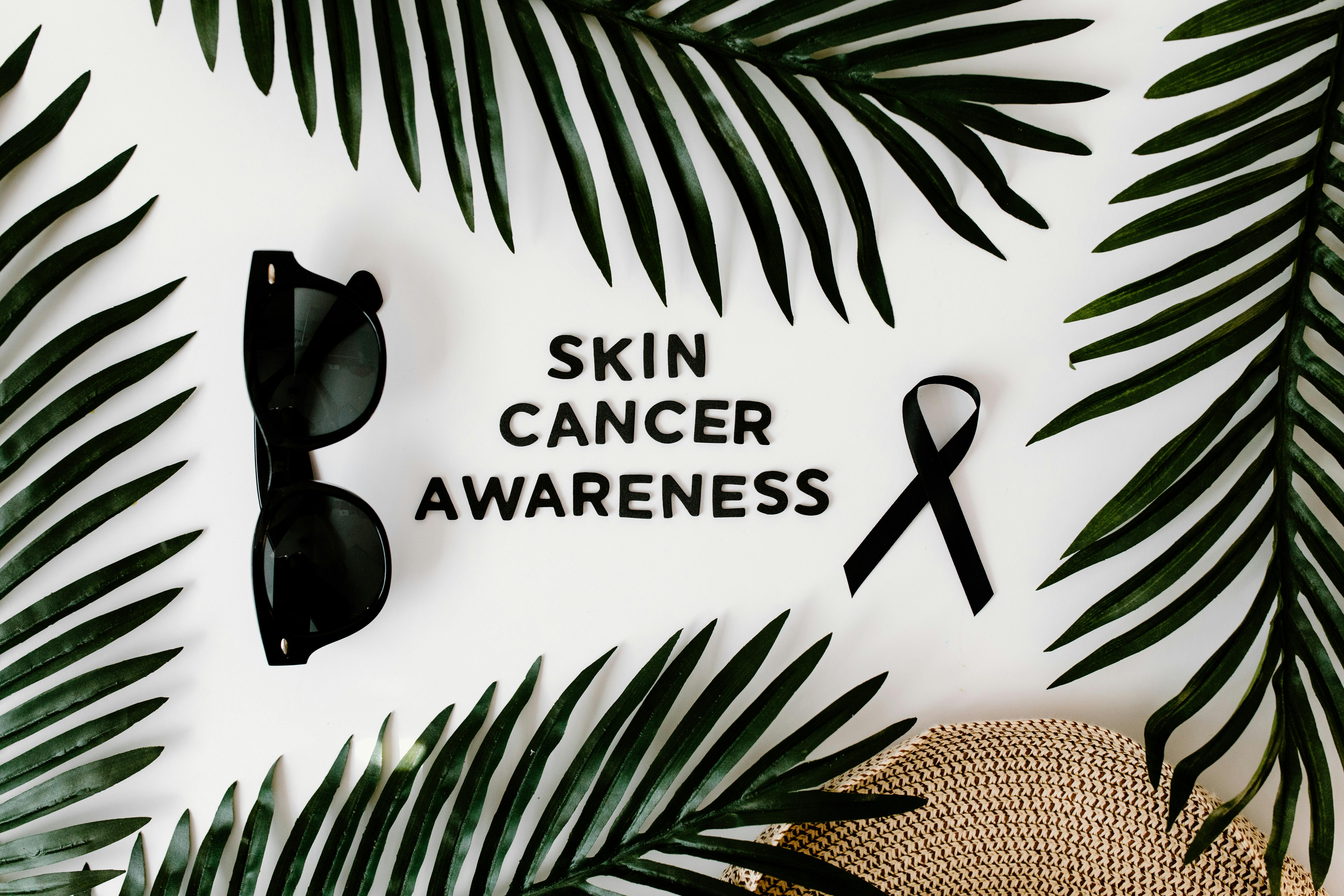 skin cancer awareness composition