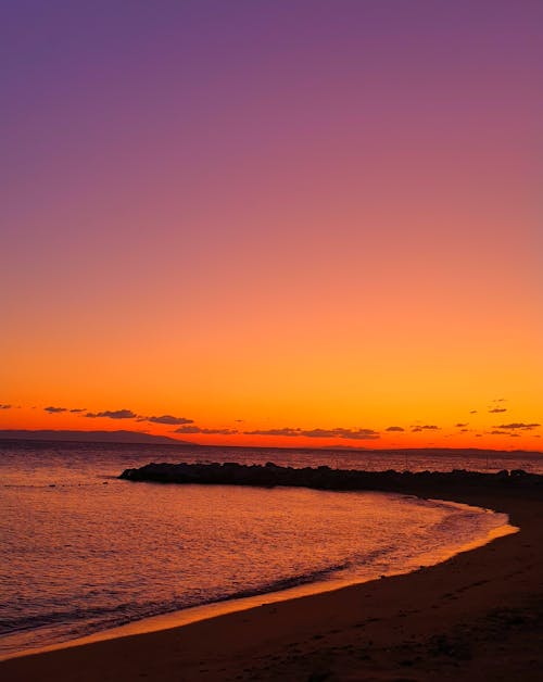 Body of Water during Sunset