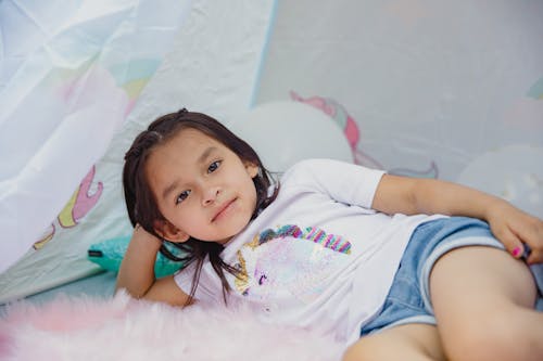 Free Girl in White Shirt Stock Photo