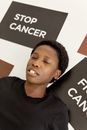 Close-up Photo of Woman with Tablet on her Mouth