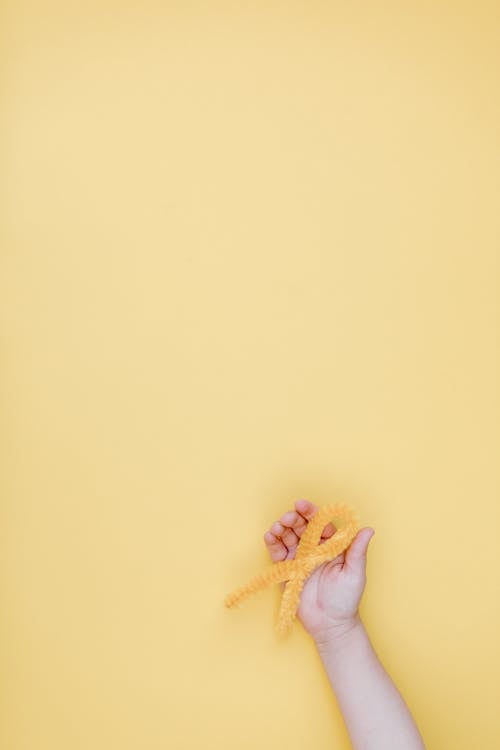 Yellow Ribbon on Hand