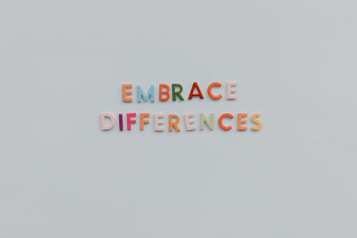 Colorful Letters on a Surface