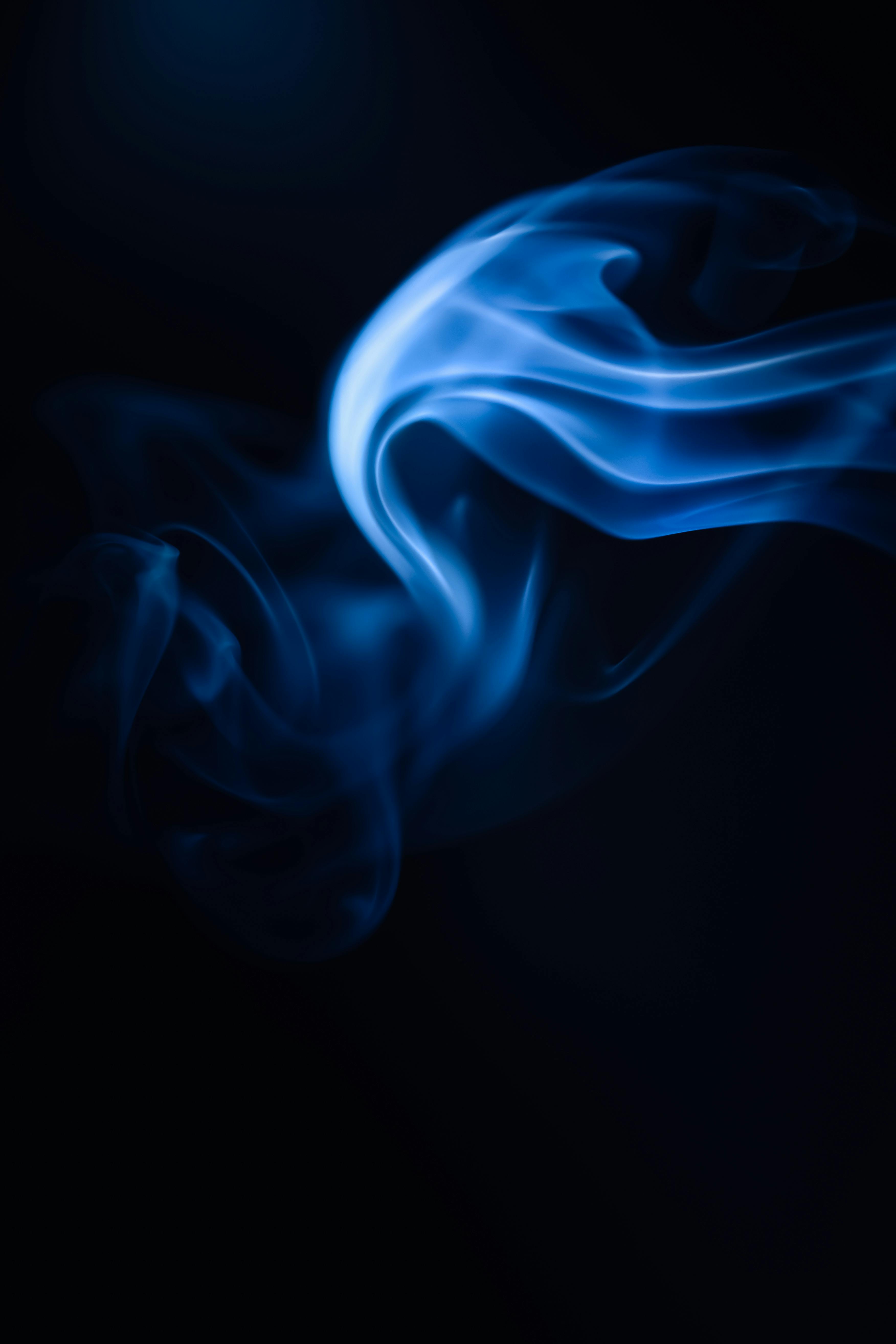 Blue and White Smoke Background · Free Stock Photo