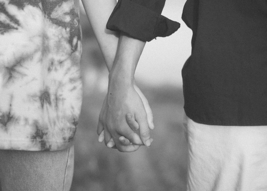 people holding hands London