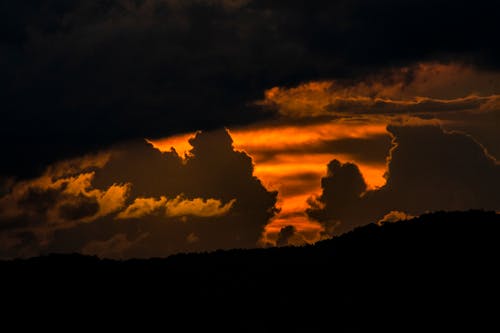 cloudscape, バックライト, 山の無料の写真素材