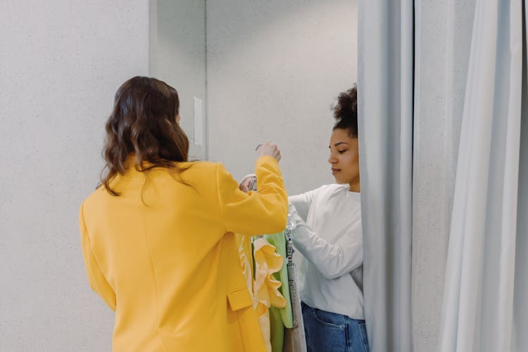 Two Women In The Fitting Room