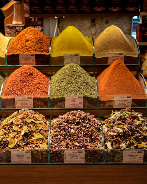 Free stock photo of food, herbs and spices, istanbul
